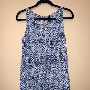 (Gap) Blue patterned romper